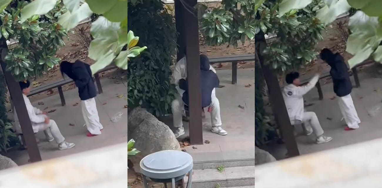 徐州技师学院情侣户外激情骑乘，妹子跨坐猛摇裙下汁水狂喷凉风吹拂高潮迭起